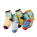 ♥台灣現貨♥3-12歲 男女童短襪 小恐龍兒童短襪 韓系兒童襪子 卡通兒童短襪 兒童短襪 兒童透氣襪 兒童 愛寶我的世界-規格圖9