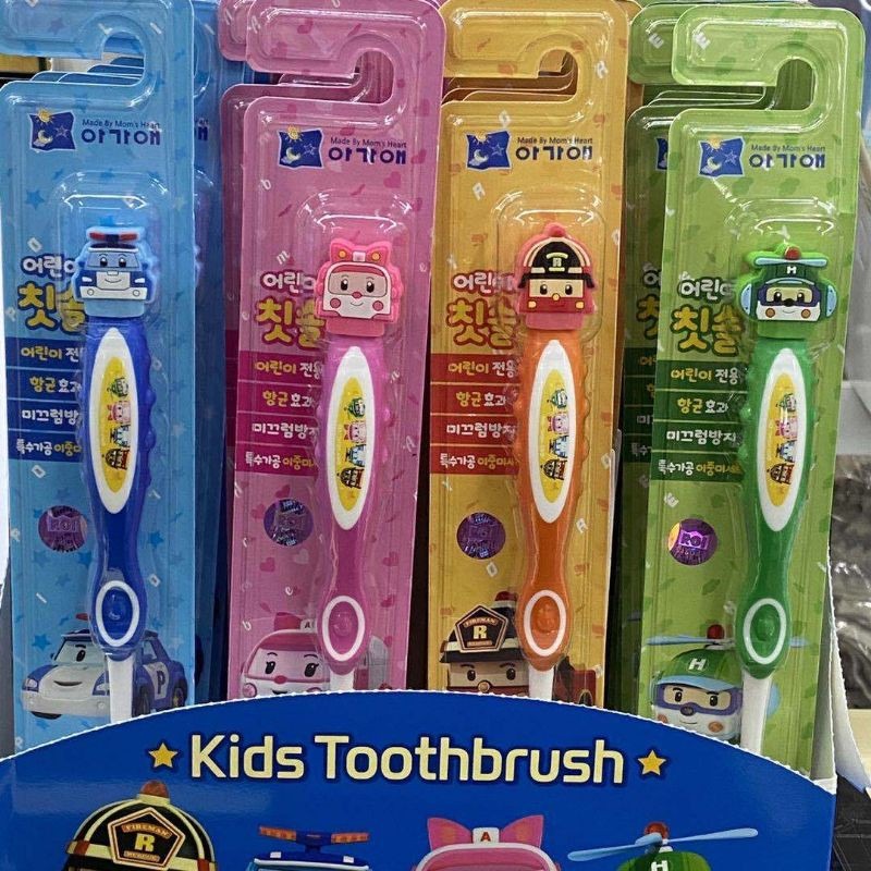 ♥現貨有發票♥韓國代購 Poli牙刷 波力牙刷 安寶牙刷 賀力牙刷 警車牙刷 寶寶牙刷 3-9歲牙刷 兒童 愛寶我的世界-細節圖7
