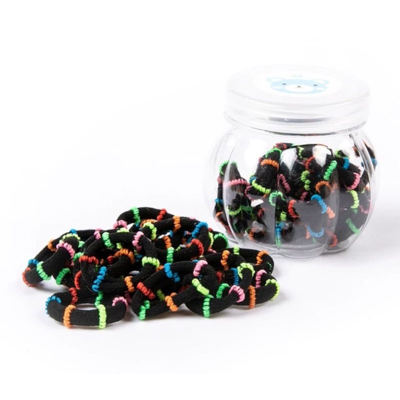 現貨兒童髮圈不扯髮像皮筋 高彈像皮筋小女孩綁頭髮不傷髮像皮筋尼龍髮圈兒童髮圈 愛寶我的世界-細節圖5