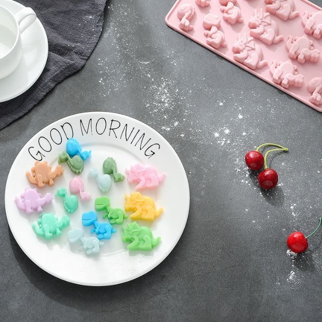 ♥現貨♥立體恐龍冰塊盒 巧克力製作盒 糖果模具 矽膠 果凍模具 DIY模具 冰塊模具 硅膠製冰模具 香皂 愛寶我的世界-細節圖3