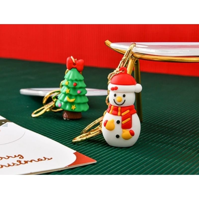 新品現貨聖誕小禮物聖誕節卡套造型卡套鑰匙圈卡套門禁卡套證件卡套聖誕節風卡套可愛卡套 愛寶我的世界-細節圖6