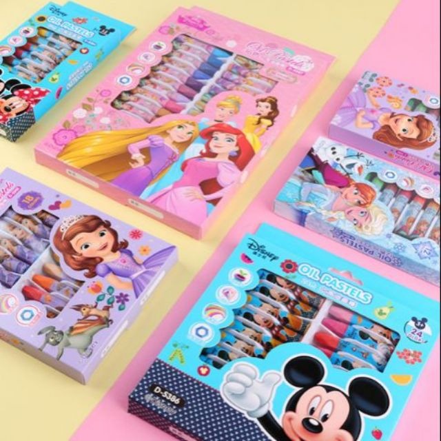 ♥現貨♥正版迪士尼彩色筆 冰雪奇緣彩色筆 美國隊長彩色筆 兒童油畫筆 迪士尼公主彩色筆 迪士尼公主油畫筆 愛寶我的世界-細節圖4