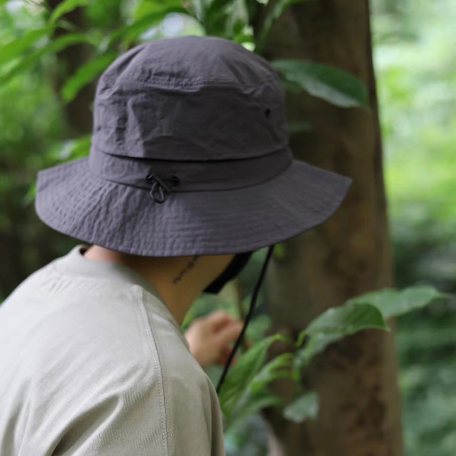 防水漁夫帽 透氣登山帽 薄款遮陽帽 好攜帶 速乾露營帽-細節圖7