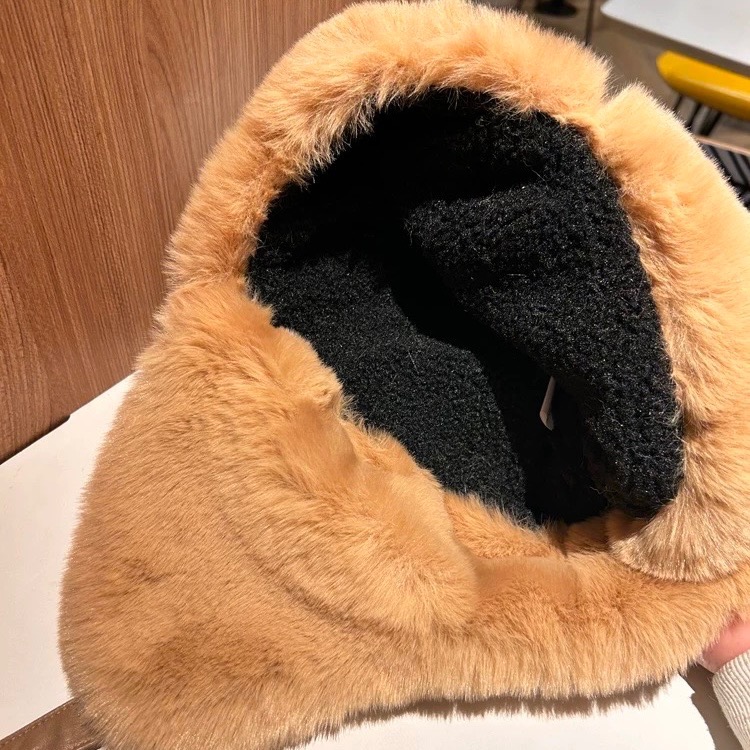 超厚實護耳帽 PU皮質加厚東北毛毛抗凍防風雷鋒帽 防寒飛行帽 防水雷鋒帽 寒流必備男女款保暖帽-細節圖5