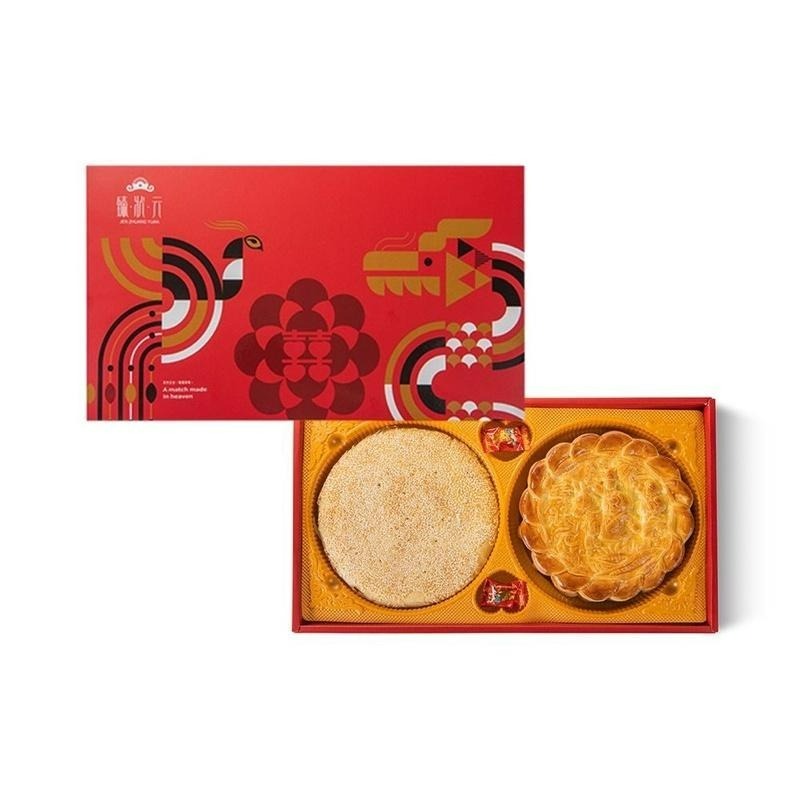 北港【臻狀元】龍鳳對餅/北港中式喜餅#客製囍餅-細節圖2