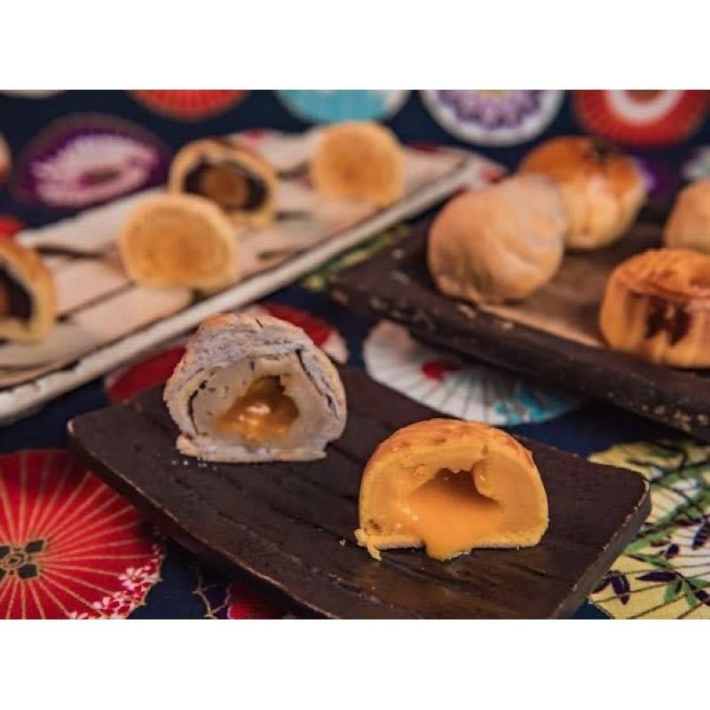 北港【臻狀元】流心月餅禮盒/奶黃流心*芋頭流心-細節圖3