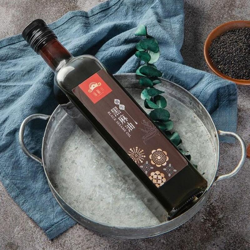 北港【臻狀元】頂級黑芝麻油（附精美外盒）(買就送手工麵線1束)-細節圖2