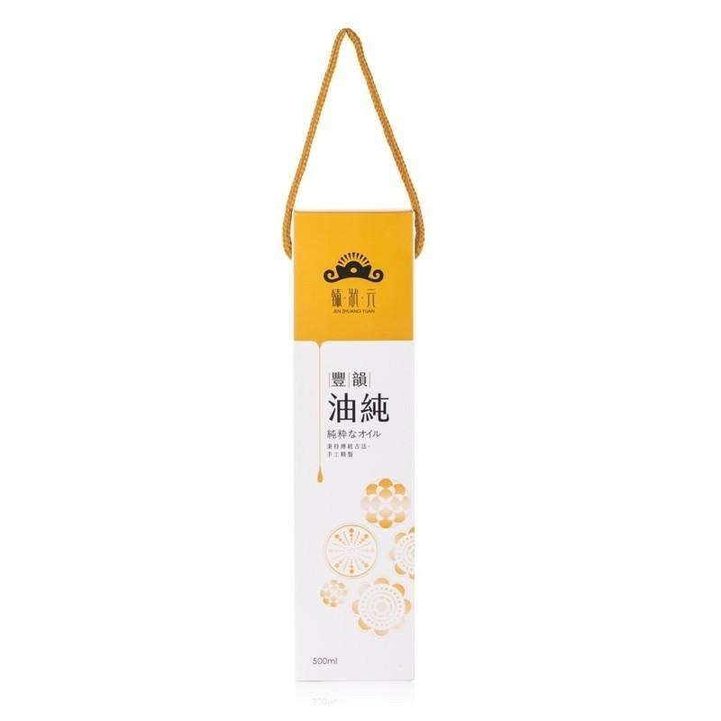 北港【臻狀元】頂級黑芝麻油（附精美外盒）(買就送手工麵線1束)-細節圖4