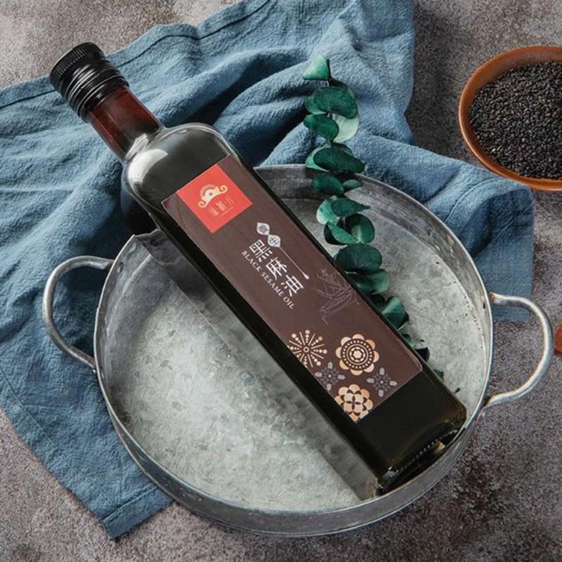 北港【臻狀元】頂級黑芝麻油（附精美外盒）(買就送手工麵線1束)-細節圖2