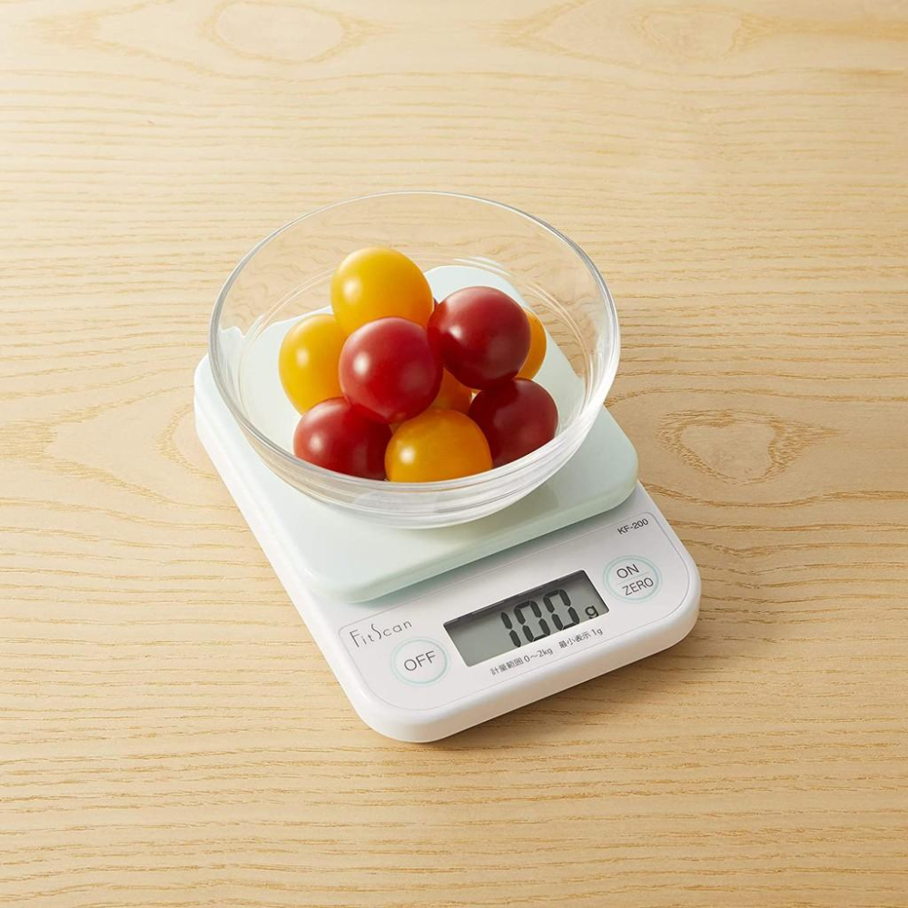 現貨中~~日本 TANITA 料理秤 電子秤 2kg/1g KF-200~~非供交易使用-細節圖2