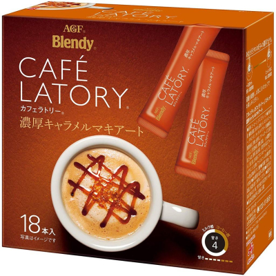 AGF Brendy Cafe Ratry Stick Coffee Rich Milk Cafe Right (10.5g