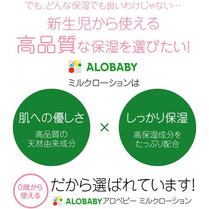 現貨中~~~~日本國產~~ALOBABY寶寶牛奶潤膚乳液~~150ML~~-細節圖5