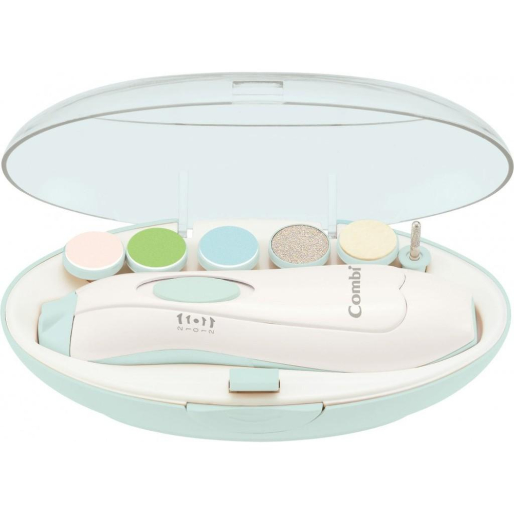 《Combi》 親子電動磨甲機 LED光源 嬰幼兒 電動指甲剪-細節圖4