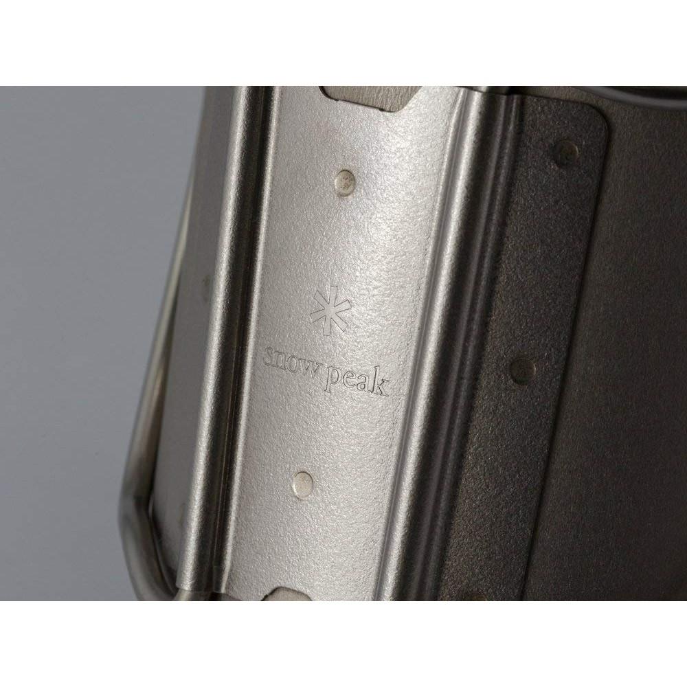 降價囉~~Snow Peak 折疊式握把MG-143 鈦合金單層杯//不鏽鋼 220ML/300ML/450ml-細節圖4