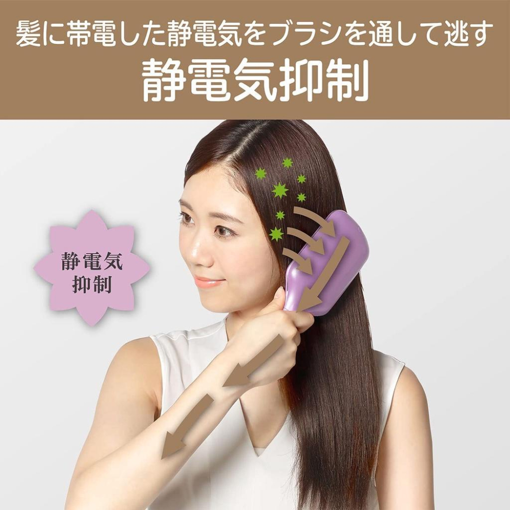 日本小泉~~KOIZUMI 音波磁氣美髮梳 KBE-2850~~-細節圖6
