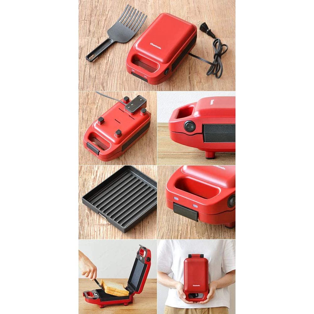 日本熱銷款~~限定聯名款LISA LARSON X VITANTONIO厚燒熱壓三明治機VHS-10-LS~~-細節圖3