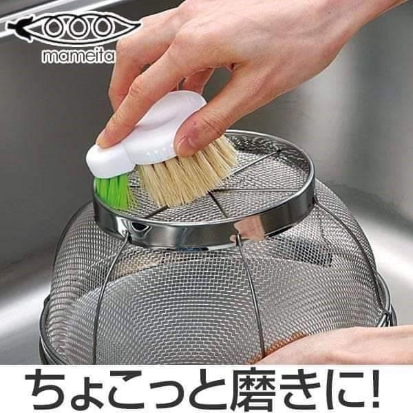 日本mameita砧板濾網清洗刷(2個一組)-細節圖3
