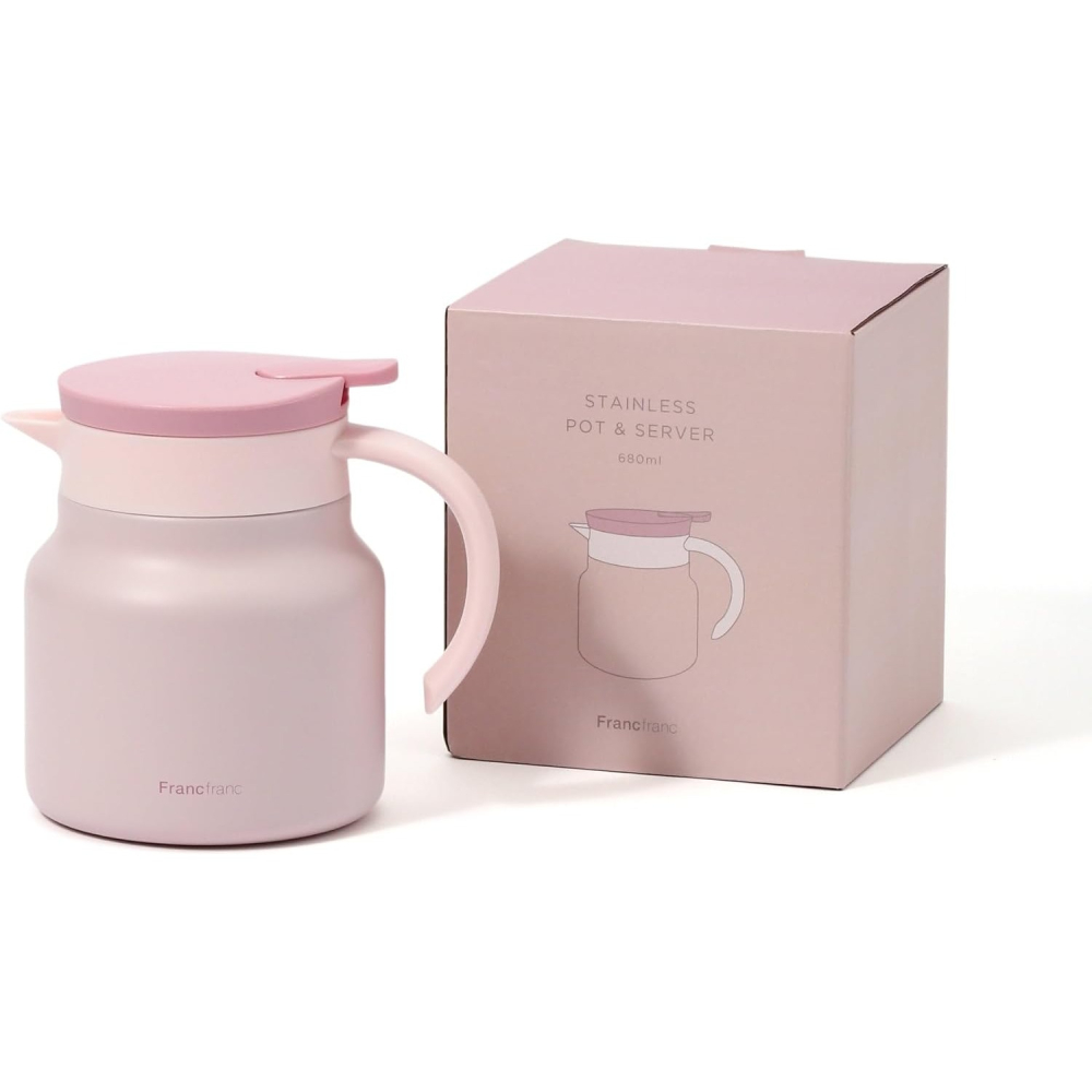 日本~~居家名品~~FRANCFRANC 超可愛保溫杯壼~~680ML-細節圖3