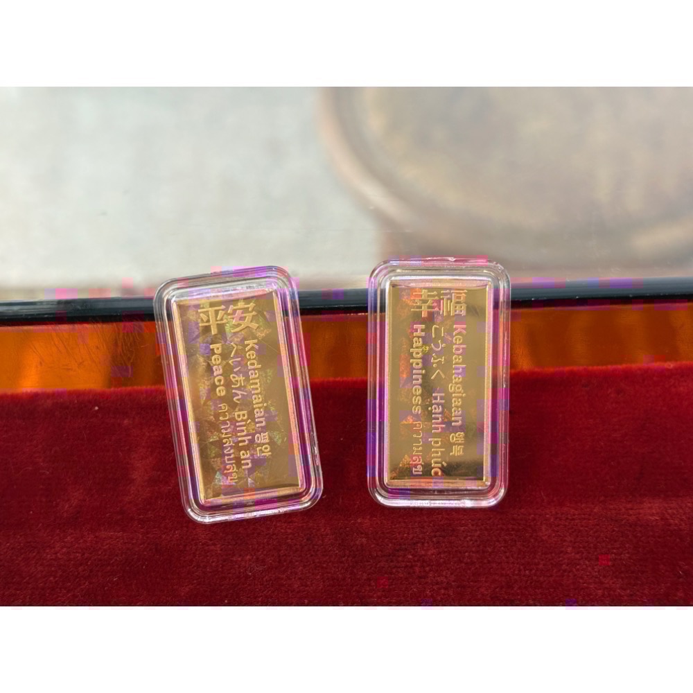 【TB】 9999純金 1錢 認證小金塊 四種樣式-細節圖2