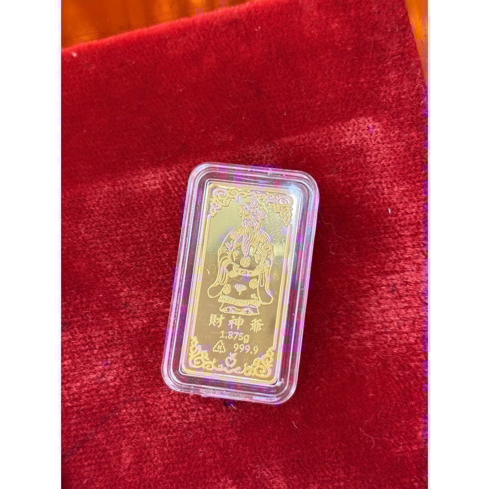 【TB】 9999純金 5分認證金條塊 四種樣式-細節圖2
