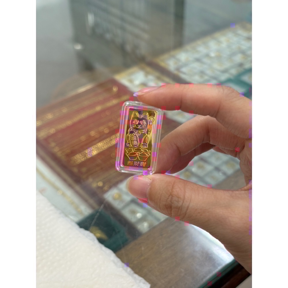 【TB】 9999純金 5分認證金條塊 四種樣式-細節圖3