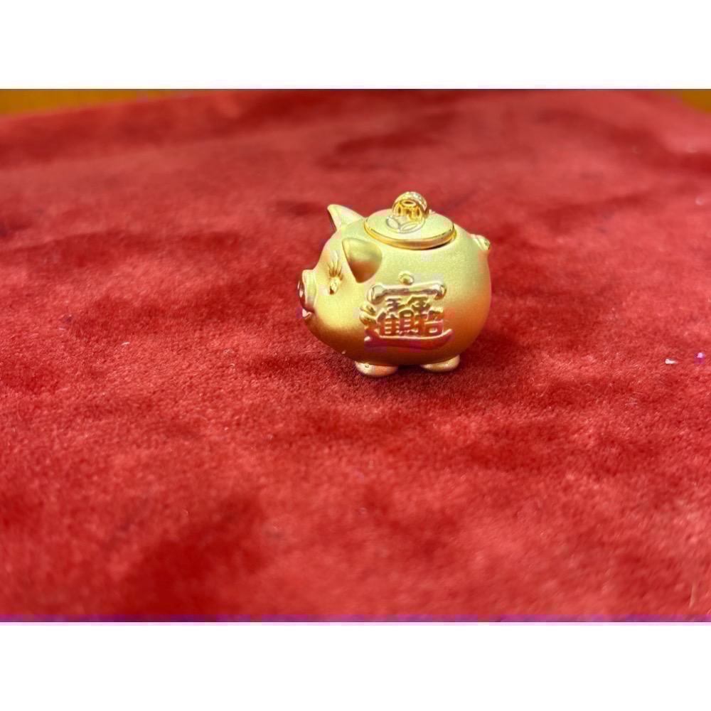 【TB】純金 小豬撲滿（有蓋）兩種樣式-細節圖4