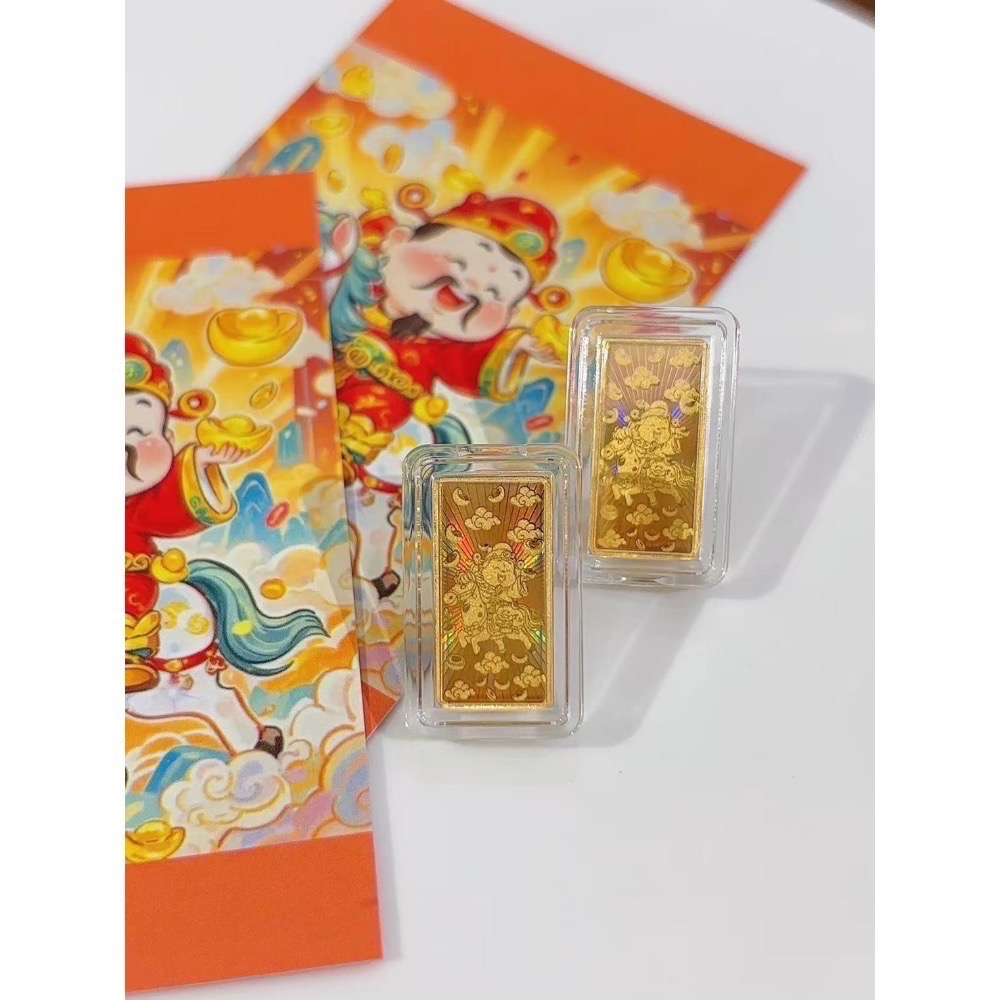 預購 馬年新款小金牌 財神爺&馬上發財-細節圖2