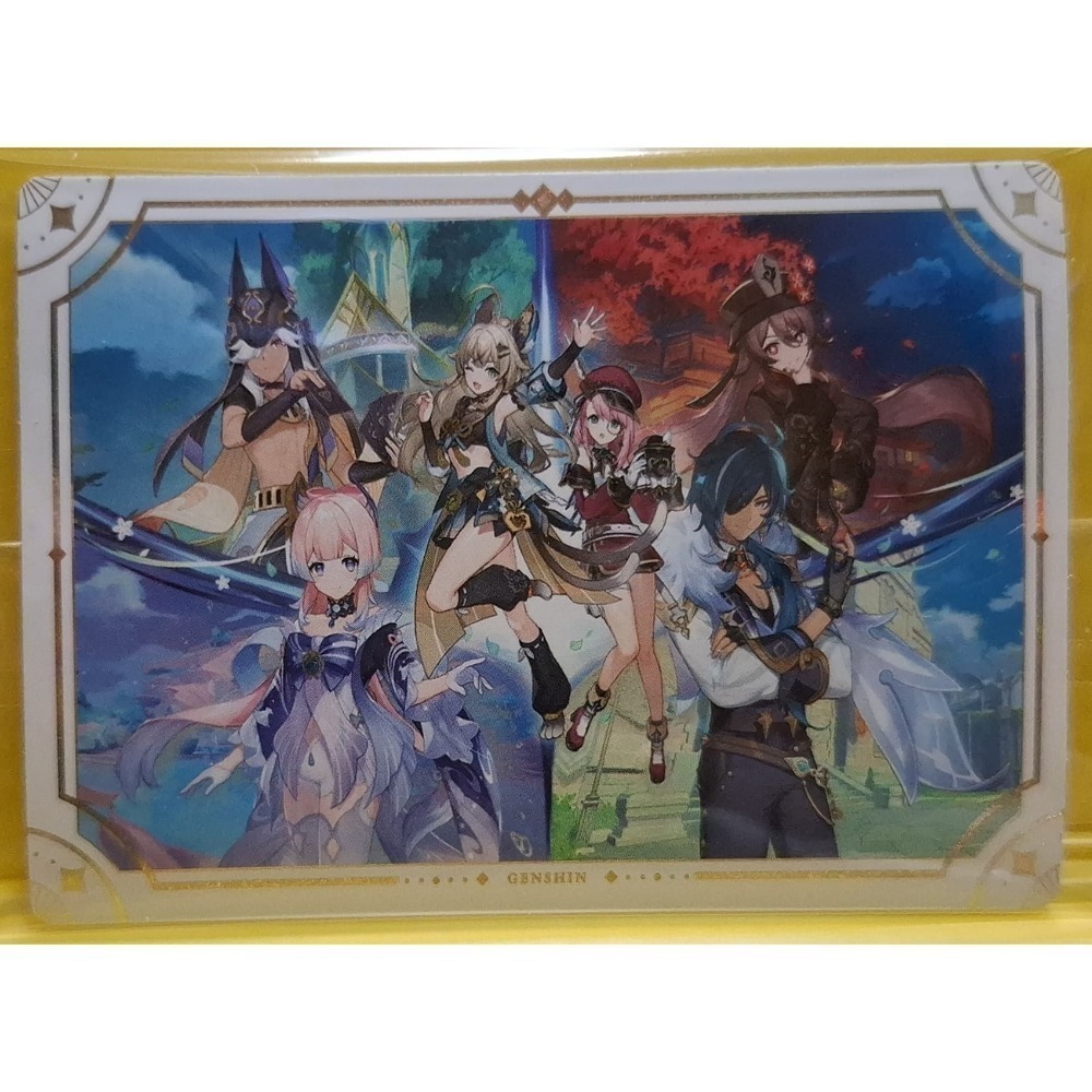 售 原神 Genshin 第1彈 食玩 貼紙 卡貼 全新未拆-規格圖2