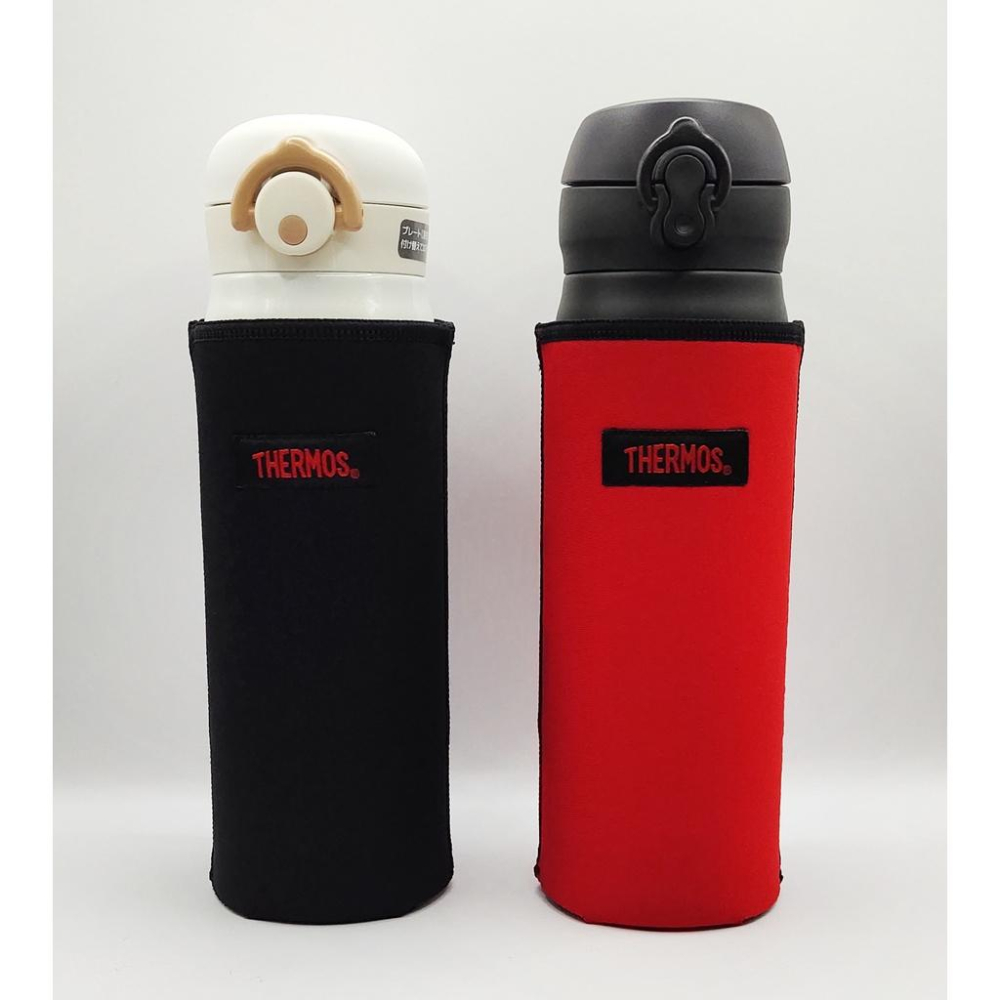 公司貨 THERMOS 膳魔師 保溫瓶/保溫杯 潛水衣保護套 Z-BJMK-500-BK Z-BJMK-500-R-細節圖2