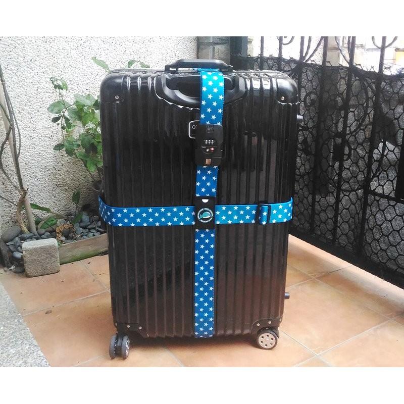 ☆JoyWay☆ 耀眼奪目 TSA海關鎖 十字行李箱 密碼鎖 打包帶 綁帶 行李束帶 捆帶-細節圖3