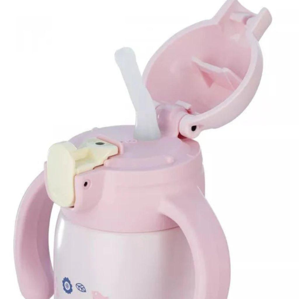【ZOJIRUSHI 象印】幼兒用吸管不銹鋼保冷瓶 學習杯 320ml 保溫瓶 兒童水壺 吸管水壺   SQ-DA30E-細節圖2