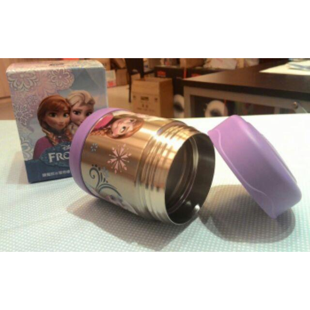 ( 公司貨) THERMOS 膳魔師 冰雪奇緣 不鏽鋼食物罐 保溫瓶 保溫杯  300ml F3005FZ6 艾莎-細節圖2