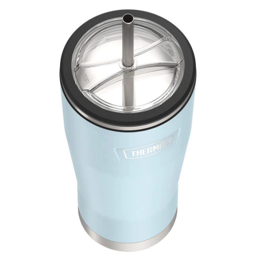 (附兩種蓋) THERMOS 膳魔師 不鏽鋼真空吸管隨行瓶 710ml 保冷保溫杯 IS111 附替換保溫上蓋 保溫瓶-細節圖2