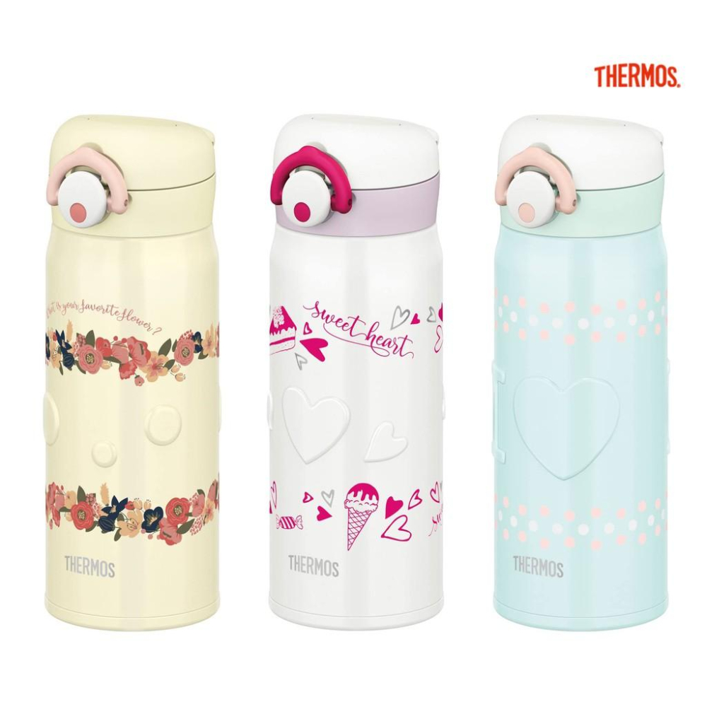 (公司貨)THERMOS 膳魔師 浮雕輕巧變保溫瓶 超輕量180g 保溫杯 保冷瓶 400ml JNR-400 0.4L-細節圖2
