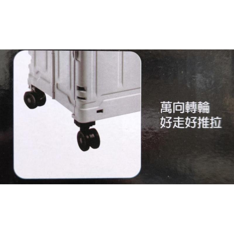 膳魔師 THERMOS 多功能摺疊推車 露營收納 萬用折疊 購物車置物車 摺疊手推車 買菜車-細節圖4