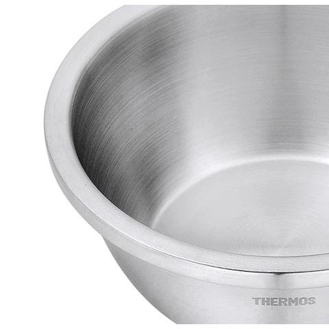 THERMOS 膳魔師 不銹鋼二入多功能料理盆 (18+24cm) KCC-807 調理鍋 理盆 打蛋盆 湯鍋 沙拉盆-細節圖2