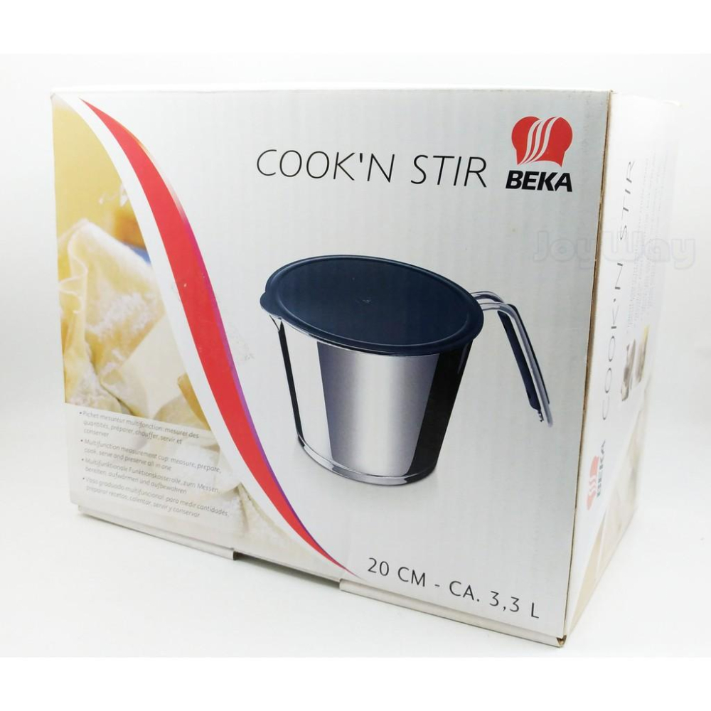 德國 BEKA 貝卡 不銹鋼多功能測量杯 攪拌杯 料理鍋 調理鍋 20CM 3.3L-細節圖5