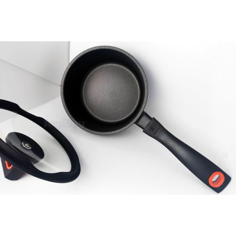 德國 BEKA 貝卡 16CM 單柄鍋 黑鑽陶瓷健康鍋 1L 不沾湯鍋 湯鍋 單柄湯鍋-細節圖3
