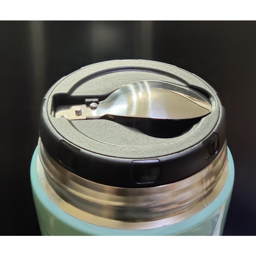 【附湯匙】THERMO cafe 凱菲系列 550ml 不鏽鋼真空保溫食物罐 悶燒罐 燜燒杯 保溫杯 保溫瓶-細節圖2