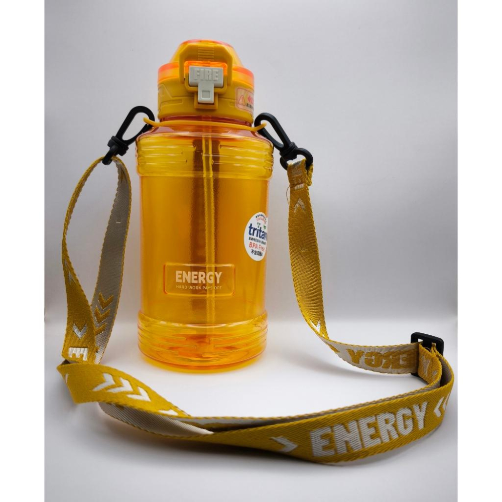 (附背帶) DIYI Tritan 兩用運動彈蓋吸管瓶 水壺 1200ml 兒童水杯 冷水壼  水杯 1.2L-細節圖5