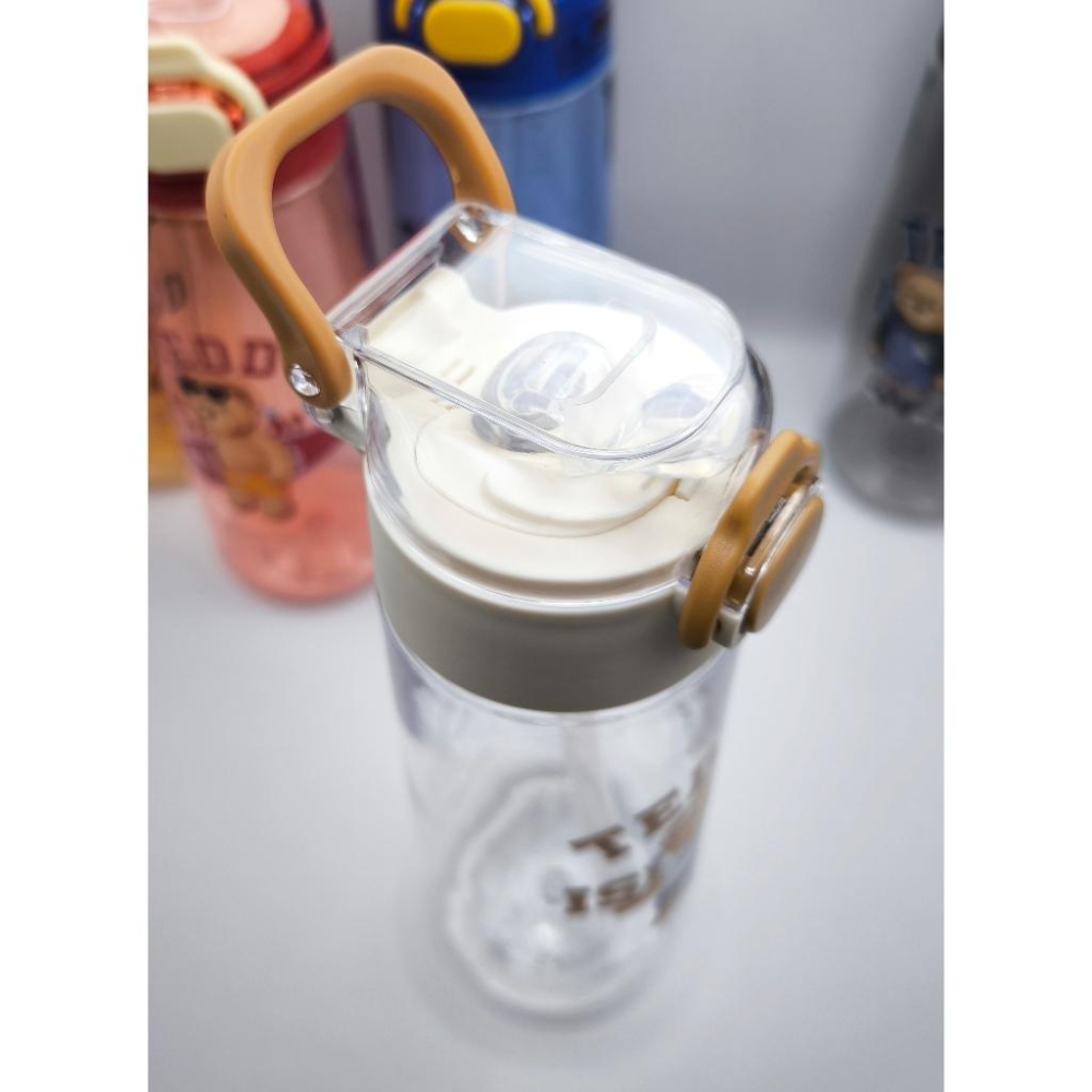 DIYI 彈蓋吸管瓶 運動水壺 600ml 兒童水杯 冷水壼 水瓶 水杯-細節圖2