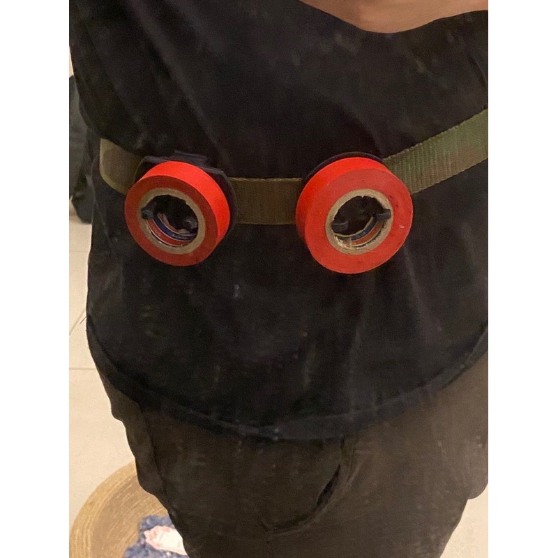 電氣絕緣膠帶 電火布 掛勾 水電工具改裝 腰帶改裝 腰帶快扣 電火布快扣 田島快扣-細節圖3