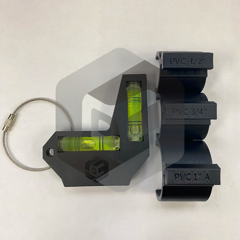 配管神器 PVC管 EMT管 放樣 放管水平 配管水平 水平儀 4分管 6分管 一吋管 E19 E25 E31-規格圖3