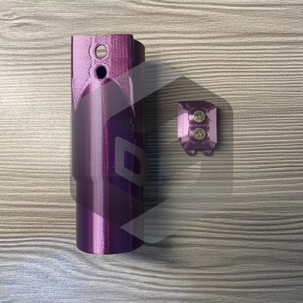 炫光紫本體+田島固定扣