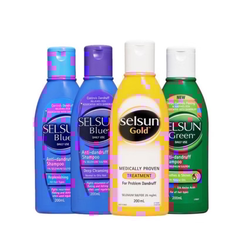 新舊交替 澳洲 現貨 Selsun 洗髮精 藍蓋 紫蓋 黃瓶白蓋 橘瓶 200ml 洗髮露 洗髮乳 洗髮水 sanofi-細節圖2