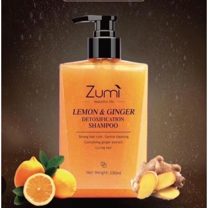 澳洲 現貨 Zumi 植萃 檸檬生薑洗髮精 330ml 出差姐 Shampoo 檸檬 生薑 洗髮精 洗髮水 頭皮護理-細節圖2
