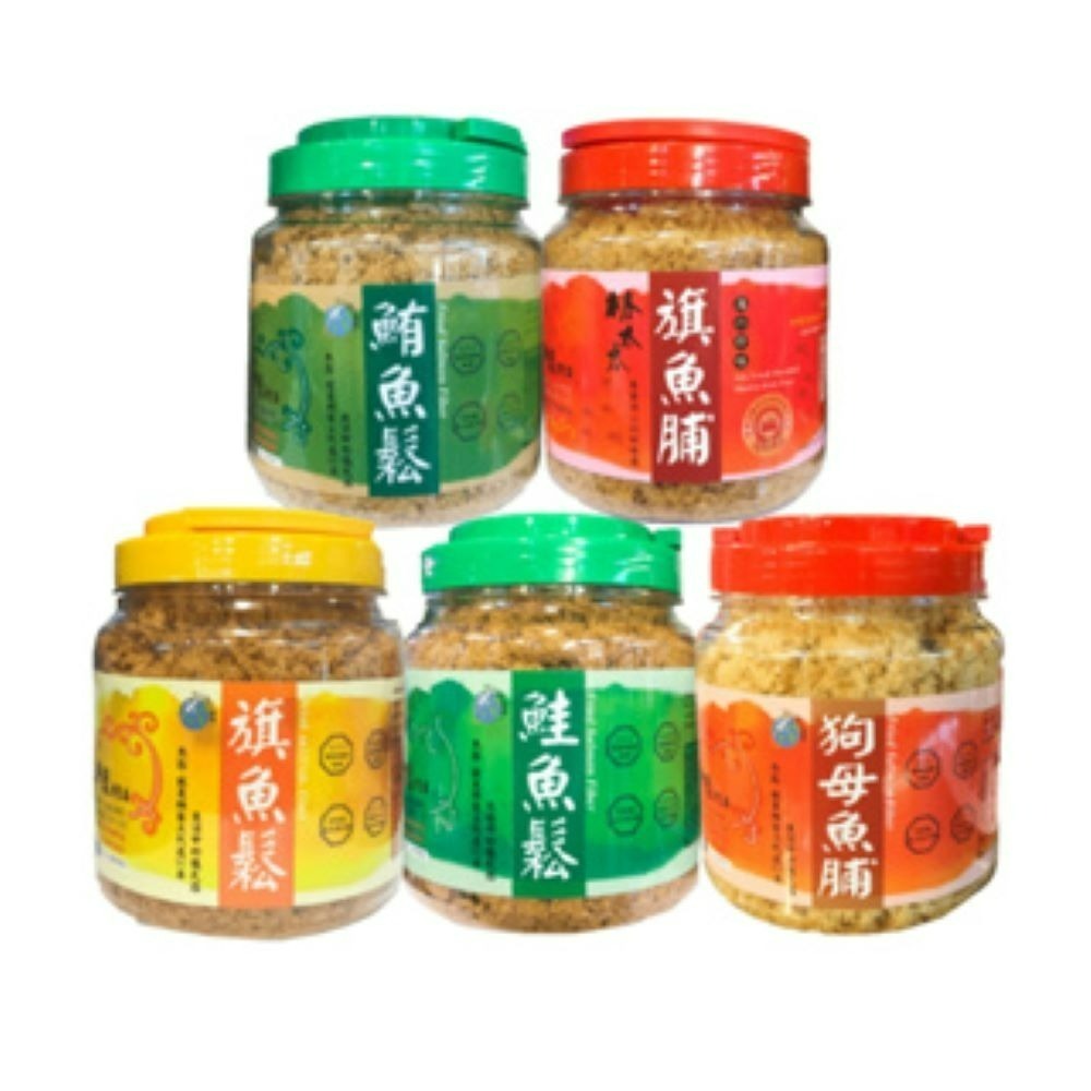 [林太太魚鬆專賣店]大罐魚鬆系列600g 鮭魚鬆 旗魚鬆 狗母魚鬆 鱈魚鬆-細節圖2
