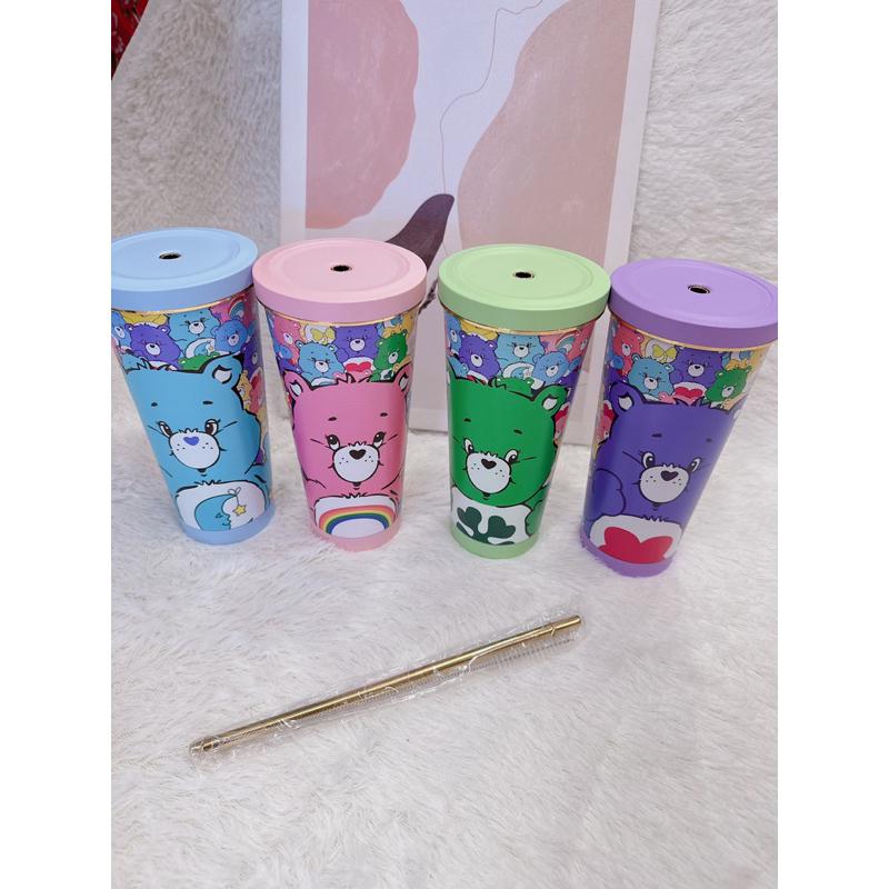 YAN女裝現貨 一年四季都可以用保溫杯 冰霸杯 熊熊 彩色熊 彩虹熊 可愛-細節圖3