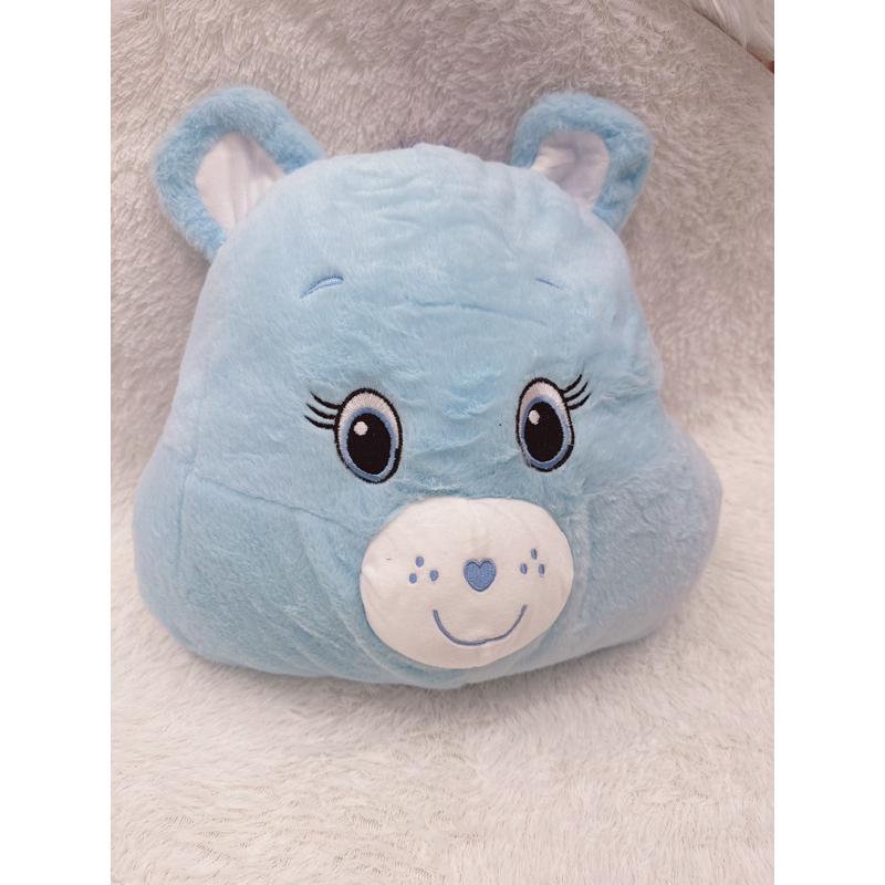 🆈🅰🅽現貨實拍 樣品版特價午睡枕+抱枕+毛毯彩虹熊牆壁被玩偶小熊抱枕被手暖三合一彩虹熊毯子-細節圖2