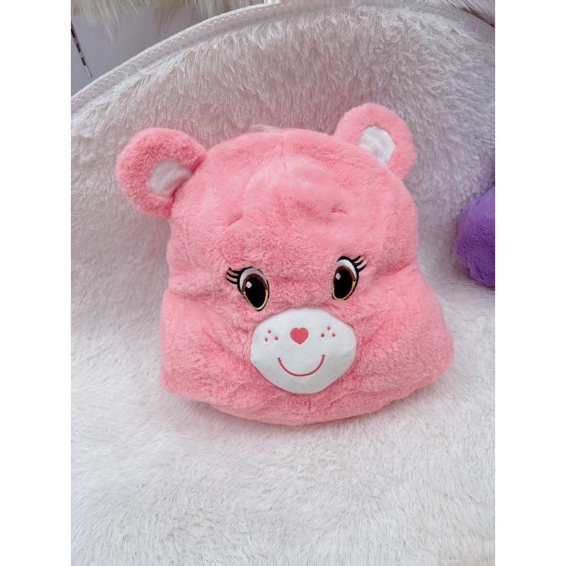 🆈🅰🅽現貨實拍 樣品版特價午睡枕+抱枕+毛毯彩虹熊牆壁被玩偶小熊抱枕被手暖三合一彩虹熊毯子-細節圖5